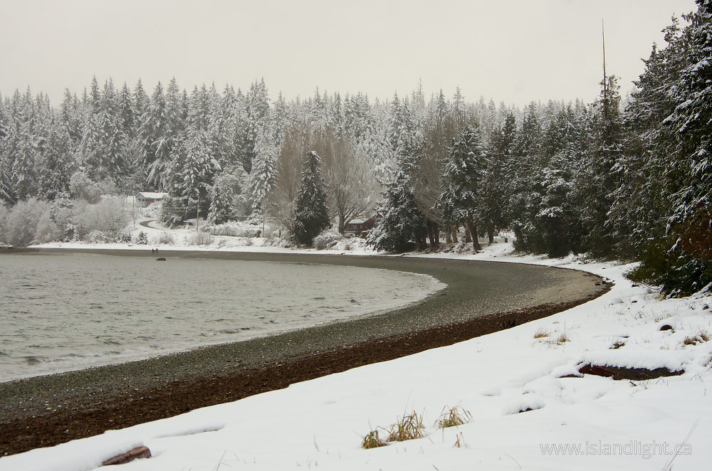 Landscape photo from Smelt Bay Cortes Island, British Columbia Canada.