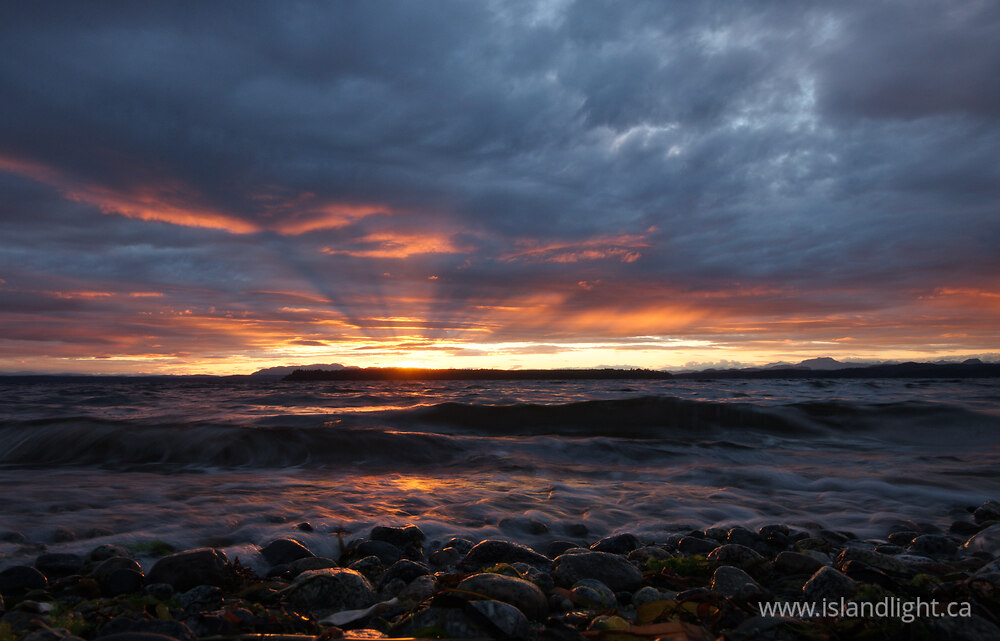 Landscape  photo from Smelt Bay Cortes Island, British Columbia Canada.