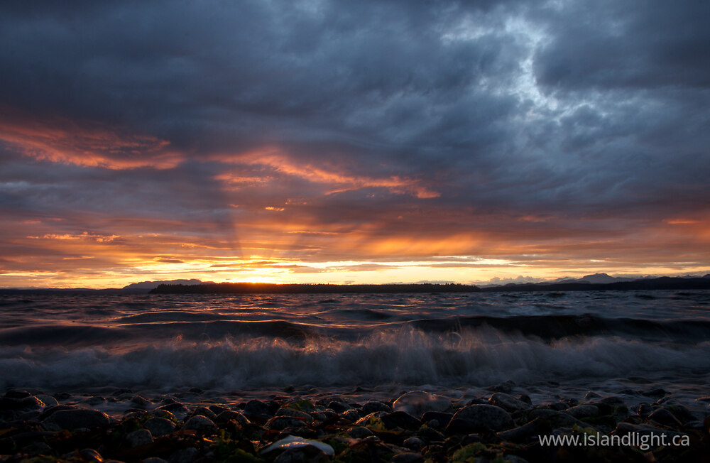Landscape  photo from Smelt Bay Cortes Island, British Columbia Canada.