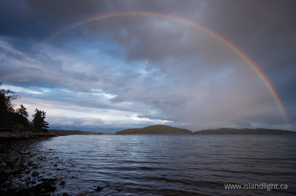 Landscape  photo from  Cortes Island, British Columbia Canada.
