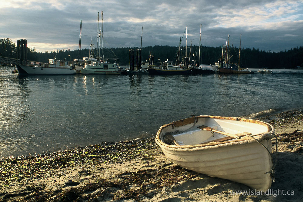 Boating photo from Mansons Landing Cortes Island, BC Canada.