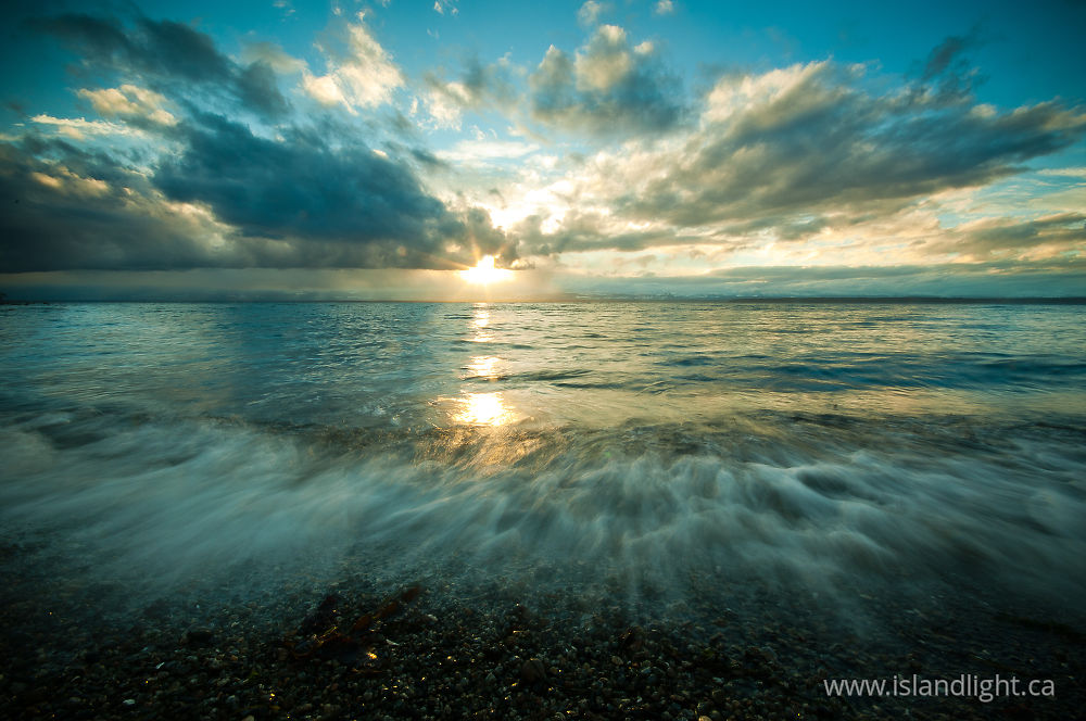 Seascape  photo from  Cortes Island, BC Canada.