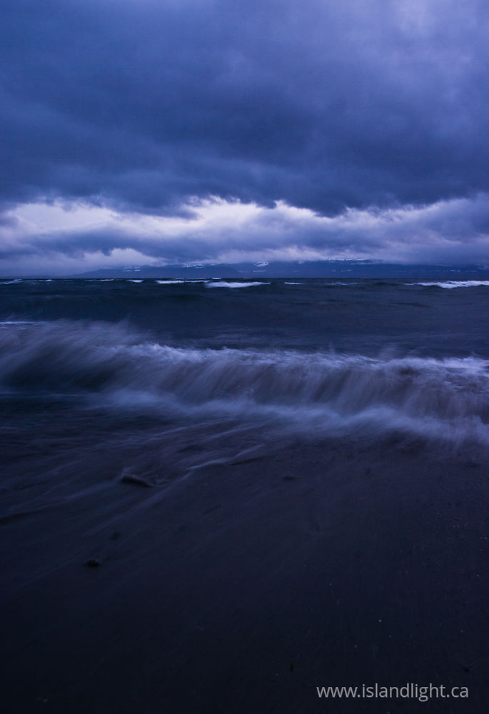 Seascape  photo from Smelt Bay Cortes Island, BC Canada.