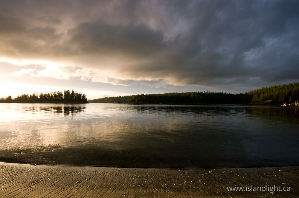 Seascape  photo from Mansons Landing Cortes Island, BC Canada.