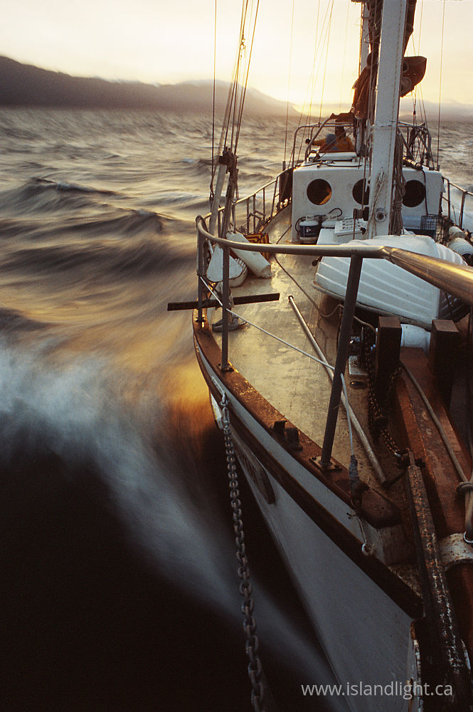 Boating photo from  Georgia Strait, BC Canada.