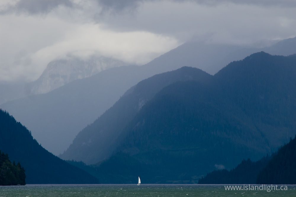 Boating photo from  Knight Inlet, BC Canada.