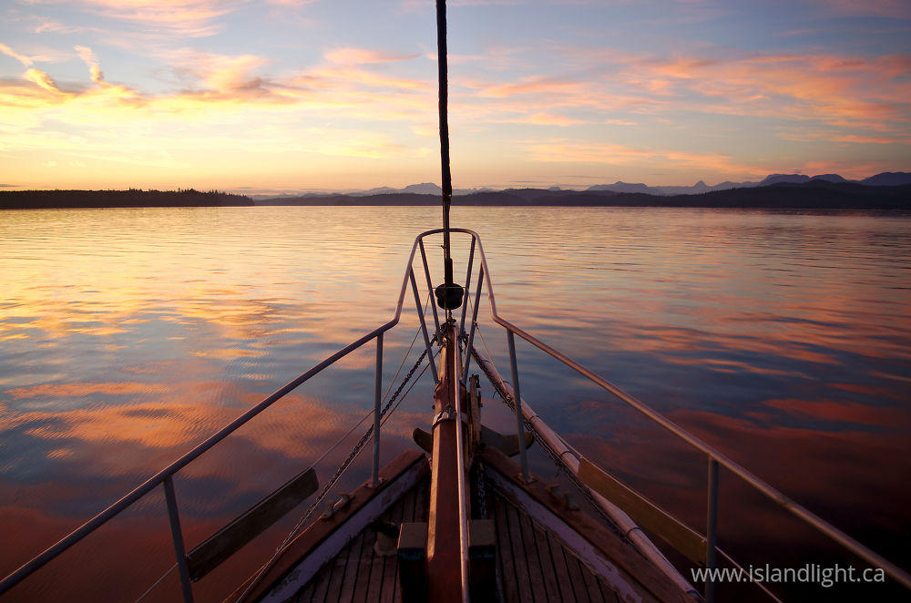 Boating  photo from  Salish Sea, British Columbia Canada.