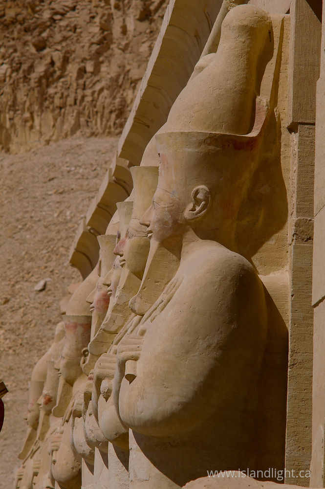 Architecture photo from Deir el Bahari Valley of the Kings,  Egypt.