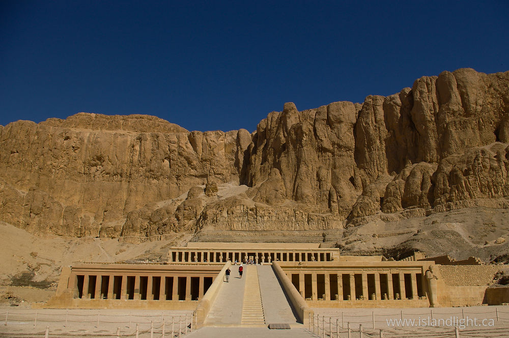 Architecture  photo from Deir el Bahari  Valley of the Kings,  Egypt.