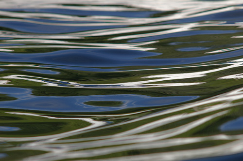 Reflection photo from  Cortes Island, BC Canada.