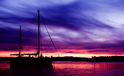 Evening at Mansons Landing - Cortes Island  photo