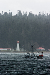 Running before the gale  - Discovery Passage Fishing Boat photo