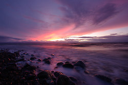Smelt Bay Oceanscape - Cortes Island  photo