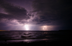 Electric Storm - Quadra Island Lightening photo