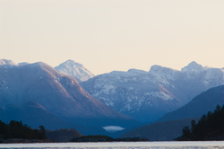 First Light - Desolation Sound Mountain photo