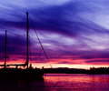 Evening at Mansons Landing - Boating photo from  Cortes Island BC, Canada