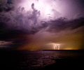 Discovery Islands Lightening  photo